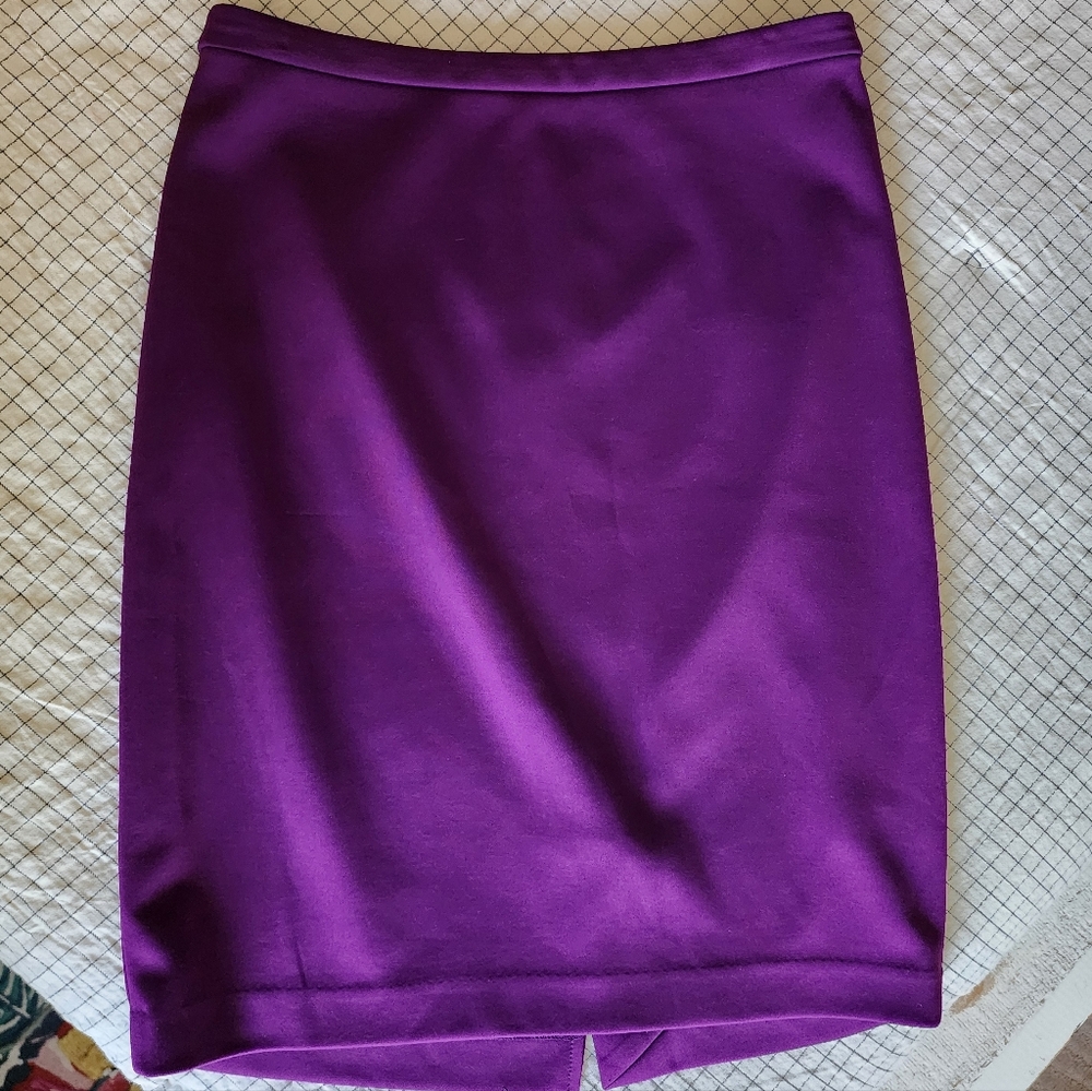 The Limited Rich Purple Pencil Skirt